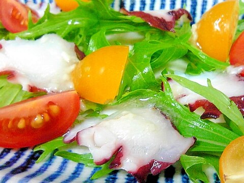 ミニトマトと蛸のカルパッチョ
